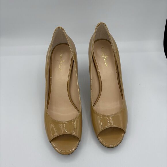 Cole Haan Heels Womens Size 7.5 B Air Lainey Peep Toe Pumps G3 - Picture 4 of 11